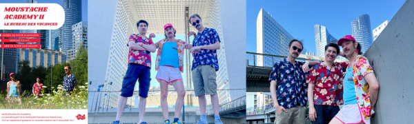 MOUSTACHE ACADEMY II : Le Bureau des vacances par Le Moustache Poésie Club